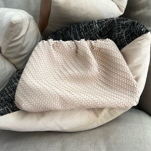 Anthropologie woven clutch